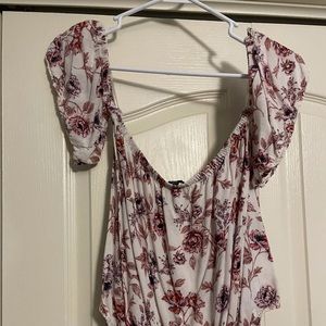 Off shoulder summer blouse